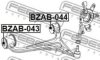 FEBEST BZAB-044 Control Arm-/Trailing Arm Bush